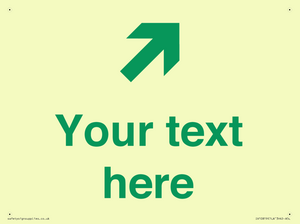 Custom Safe Condition inverse: Green Up right arrow